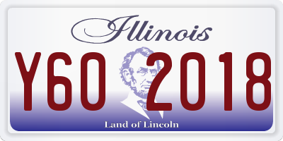 IL license plate Y602018