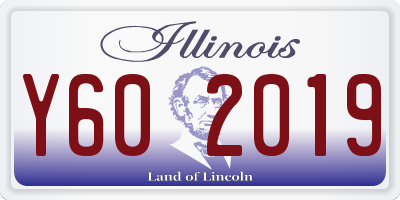 IL license plate Y602019