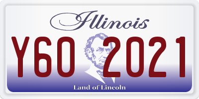 IL license plate Y602021