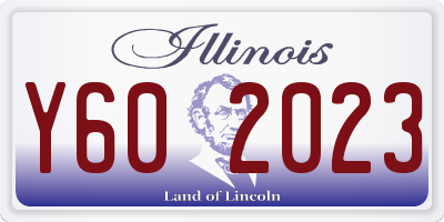IL license plate Y602023