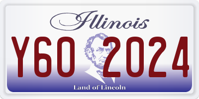 IL license plate Y602024