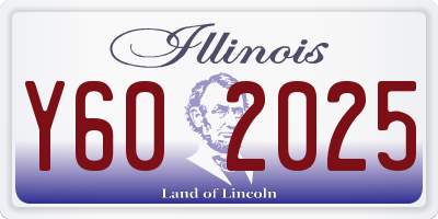 IL license plate Y602025