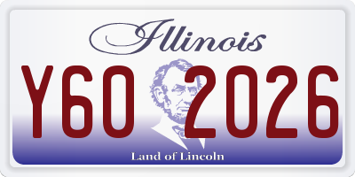 IL license plate Y602026