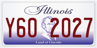 IL license plate Y602027