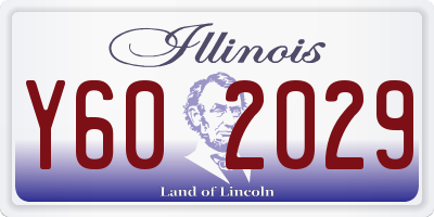 IL license plate Y602029