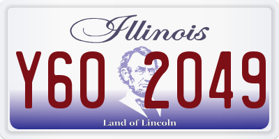 IL license plate Y602049