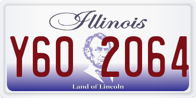 IL license plate Y602064