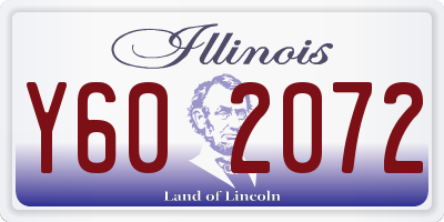 IL license plate Y602072