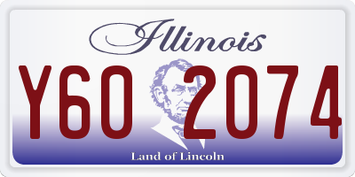 IL license plate Y602074