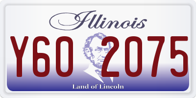 IL license plate Y602075