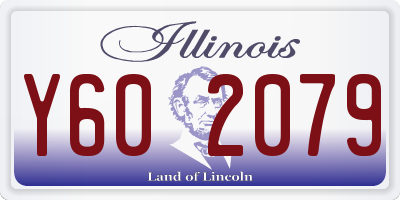 IL license plate Y602079
