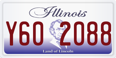 IL license plate Y602088
