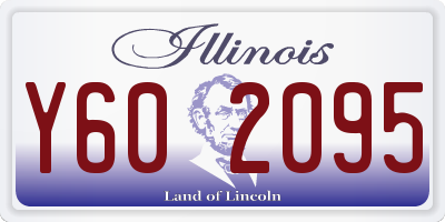 IL license plate Y602095
