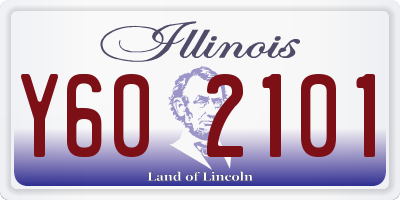 IL license plate Y602101