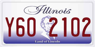 IL license plate Y602102
