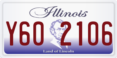 IL license plate Y602106