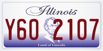 IL license plate Y602107