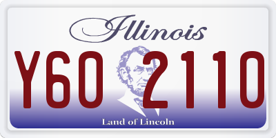 IL license plate Y602110