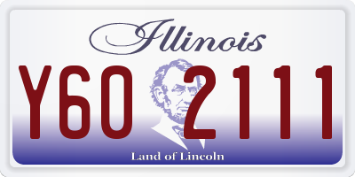 IL license plate Y602111