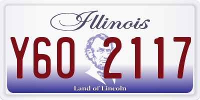 IL license plate Y602117