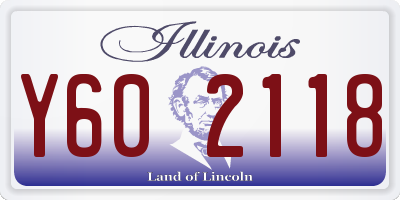 IL license plate Y602118