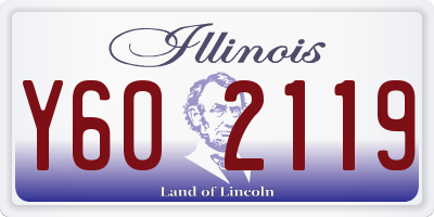 IL license plate Y602119
