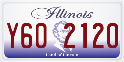 IL license plate Y602120