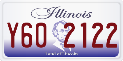 IL license plate Y602122