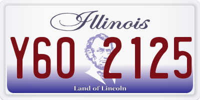 IL license plate Y602125