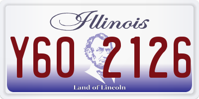IL license plate Y602126