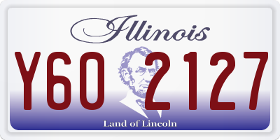 IL license plate Y602127