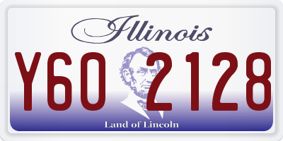IL license plate Y602128