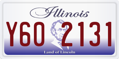 IL license plate Y602131