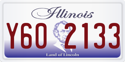 IL license plate Y602133