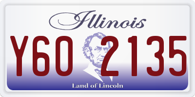 IL license plate Y602135