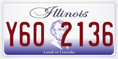 IL license plate Y602136