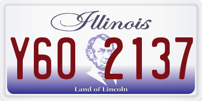 IL license plate Y602137
