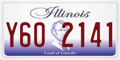 IL license plate Y602141