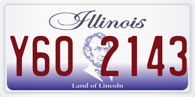 IL license plate Y602143