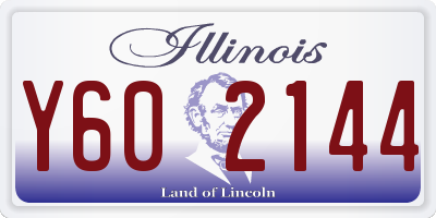 IL license plate Y602144