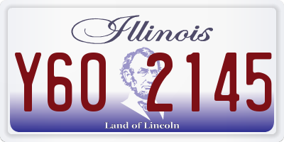IL license plate Y602145