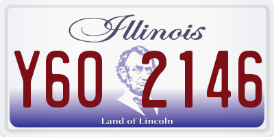 IL license plate Y602146