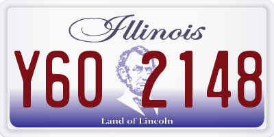 IL license plate Y602148