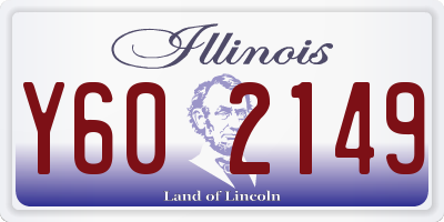 IL license plate Y602149
