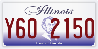 IL license plate Y602150