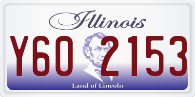 IL license plate Y602153