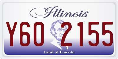 IL license plate Y602155