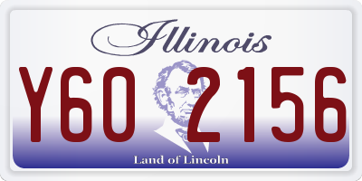 IL license plate Y602156