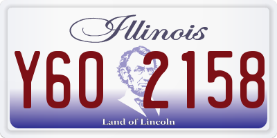 IL license plate Y602158