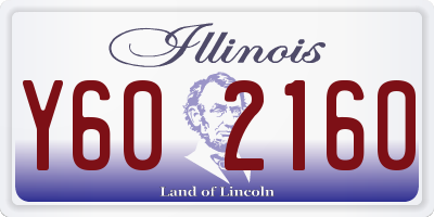 IL license plate Y602160